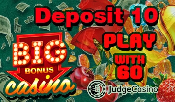 Deposit 10 play with 60